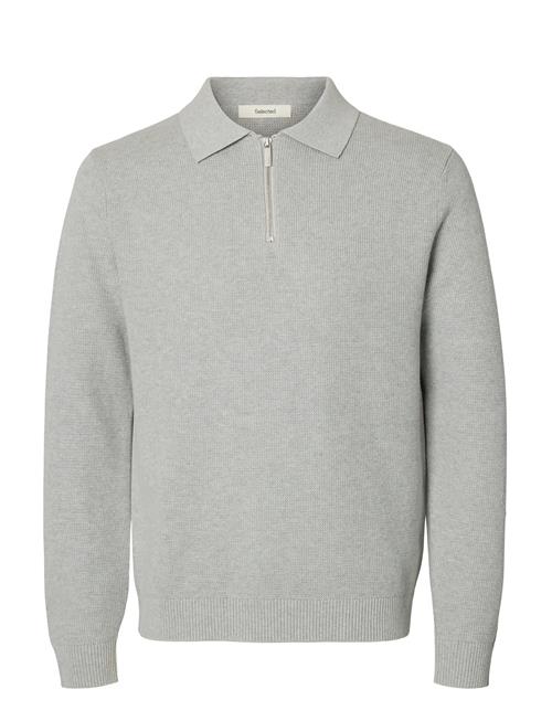 Selected | Slhdane Ls Knit Struc Half Zip Polo Noos | L