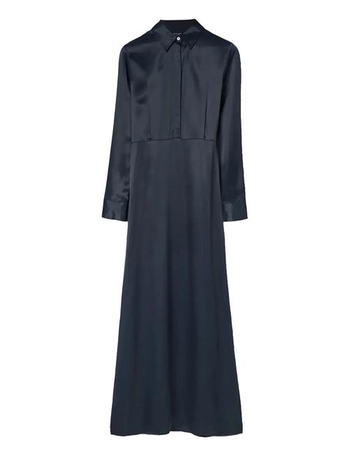 Lexington Clothing | Maxi Satin Shirt Dress | S