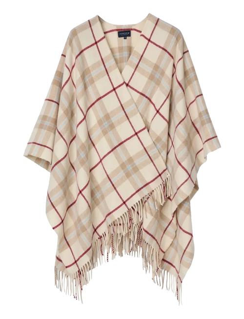 Lexington Clothing | Checked Recycled Wool Blend Poncho | ONE SIZE