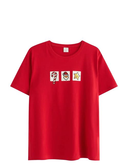 Lindex | T Shirt Christmas Print | 134/140