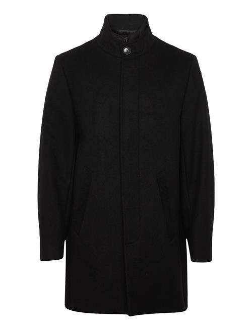 Lindbergh Black | Detachable Collar Wool Coat | XXL