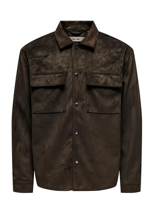 ONLY & SONS | Onsravi Fake Suede Shacket Otw | S