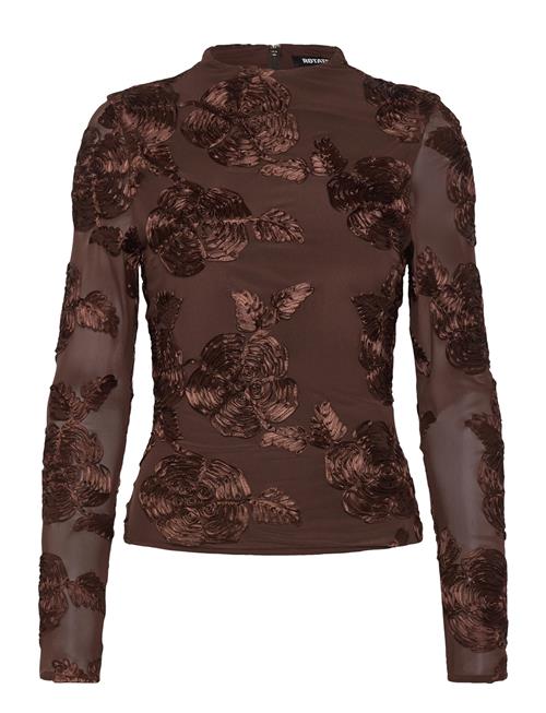 ROTATE | Flower Mesh Ls Top | 38