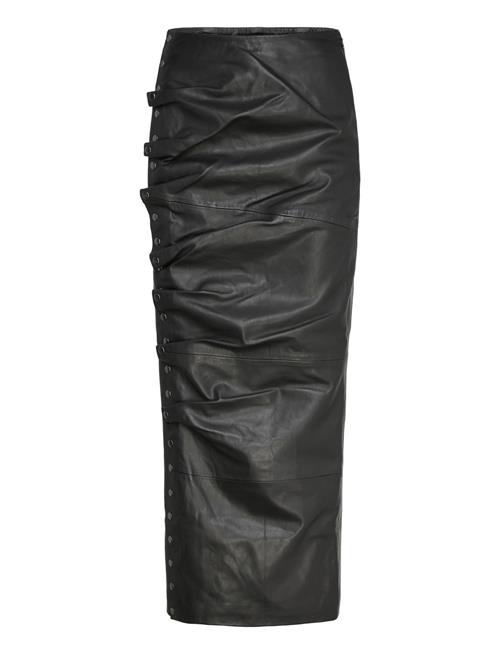 ROTATE | Midi Leather Skirt | 34