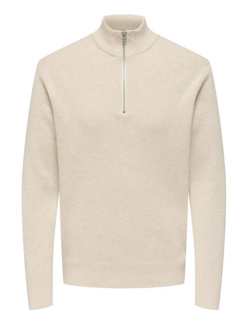 ONLY & SONS | Onsting Life Reg Half Zip Knit Noos | L
