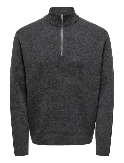 ONLY & SONS | Onsting Life Reg Half Zip Knit Noos | XS