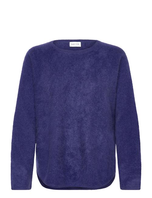 Davida Cashmere | Brushed Curved Sweater | XS