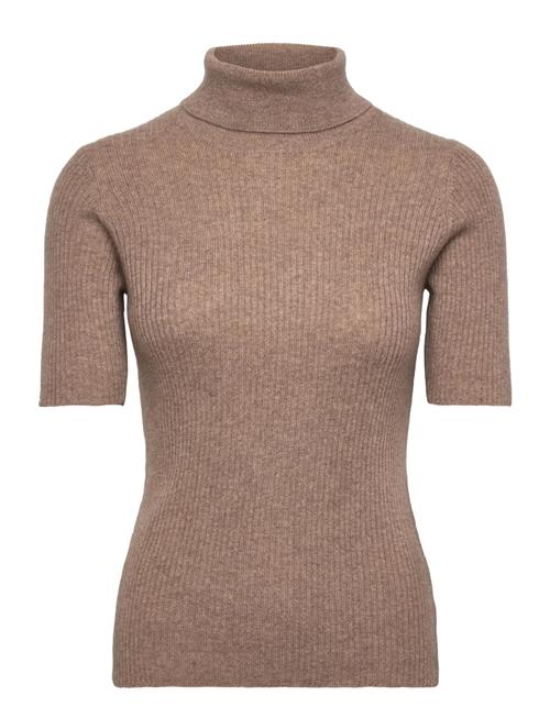 Davida Cashmere | Turtleneck Rib T-Shirt | L