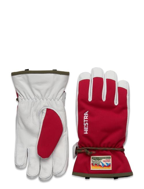 Hestra | Wakayama Jr - 5 Finger Red | 10-11Y