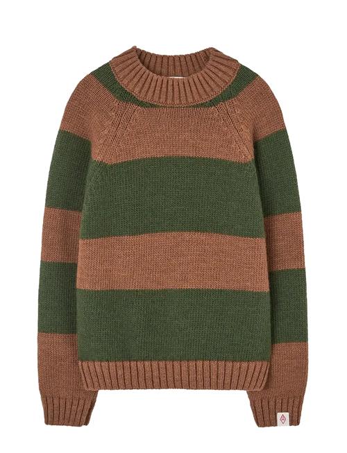 THE ANIMALS OBSERVATORY | Stripes Brown Boxfish Sweater | 4 Y