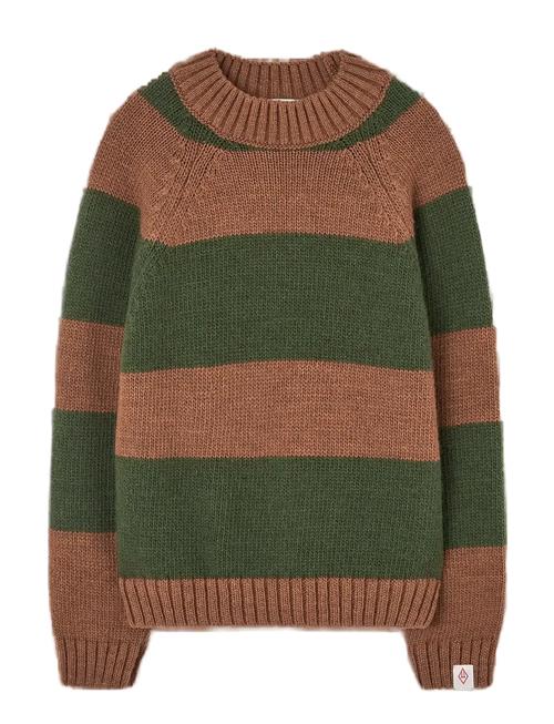 THE ANIMALS OBSERVATORY | Stripes Brown Boxfish Sweater | 10 Y