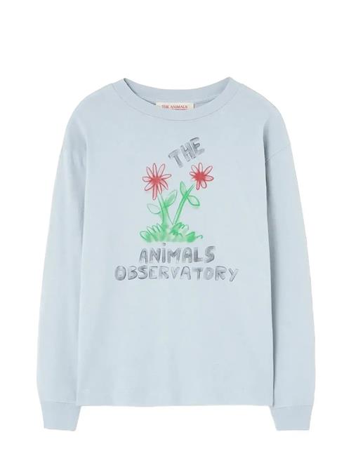 THE ANIMALS OBSERVATORY | Flowers Blue Dof Lonf Sleeve T-Shirt | 10 Y