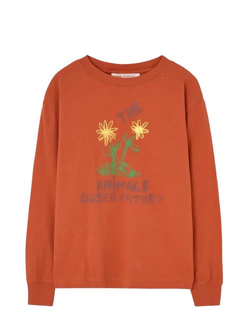 THE ANIMALS OBSERVATORY | Flowers Red Dof Lonf Sleeve T-Shirt | 14 Y