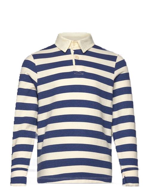 THE ANIMALS OBSERVATORY | Stripes Navy Eel Polo Shirt | 4 Y