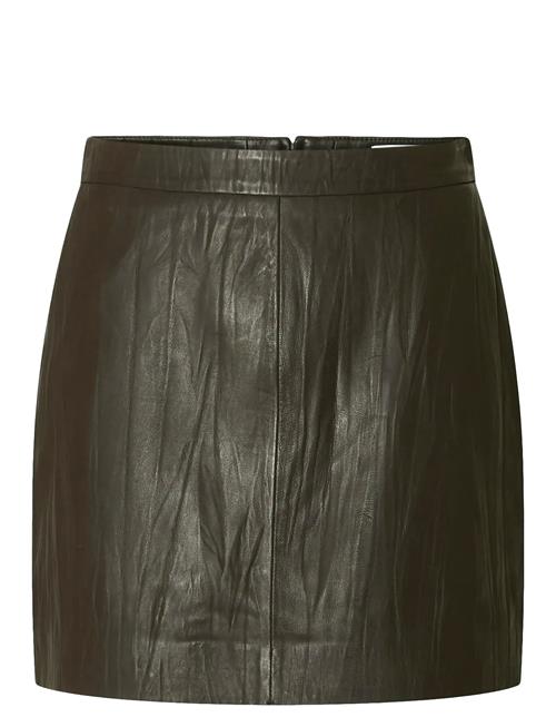 Selected | Slfkamma Crinckle Leather Skirt Hw | 42