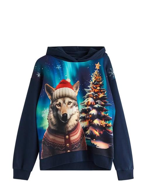Lindex | Sweatshirt Hood Christmas Ai | 134/140