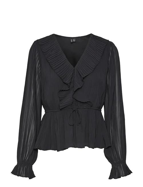 Vero Moda | Vmdora L/S Frill Pleat Top Wvn Exp | XS