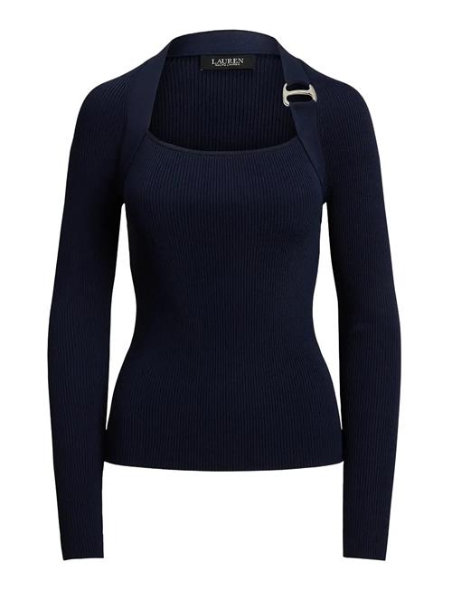 Lauren Ralph Lauren | Buckle-Trim Rib-Knit Sweater | L