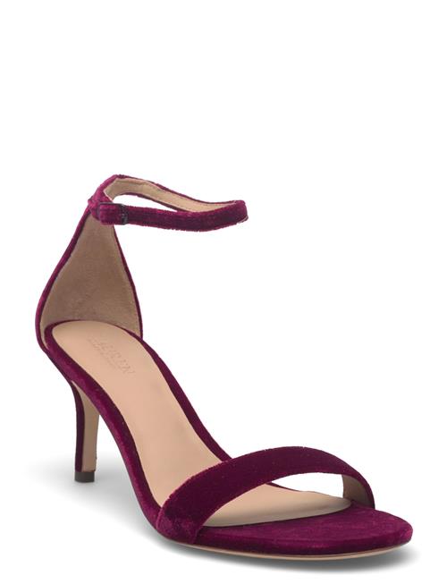 Lauren Ralph Lauren | Allie Mid-Heel Velvet Sandal | 39