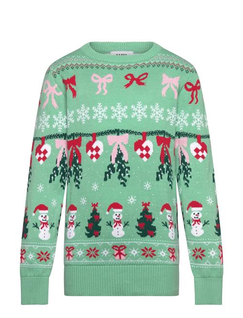 Happy Seasons | Cute Christmas Ribbon Sweater - Kids | 11-12ÅR