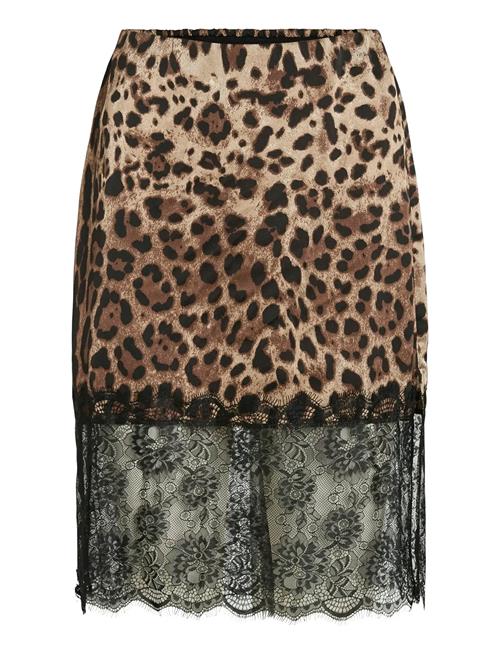 NOISY MAY | Nminferno Mw Short Satin Lace Skirt | M