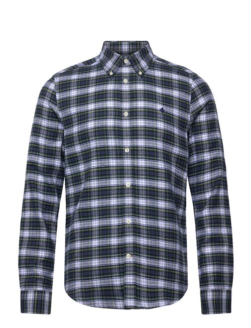 Morris | Soft Twill Tartan Shirt-Slim Fit | L