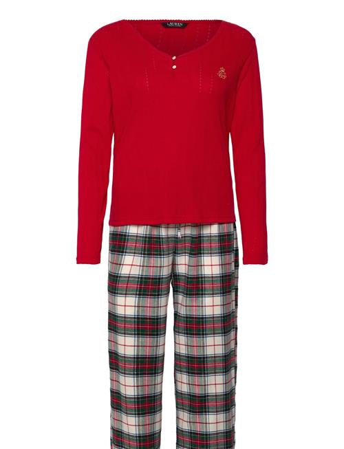Lauren Ralph Lauren Homewear | Lrl L/S Knit Top Long Pant Pj Set | M