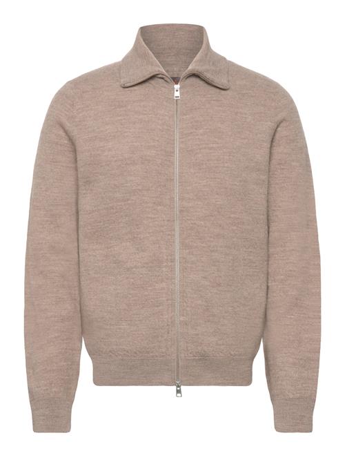 Morris | Cork Knitted Zip Jacket | XS