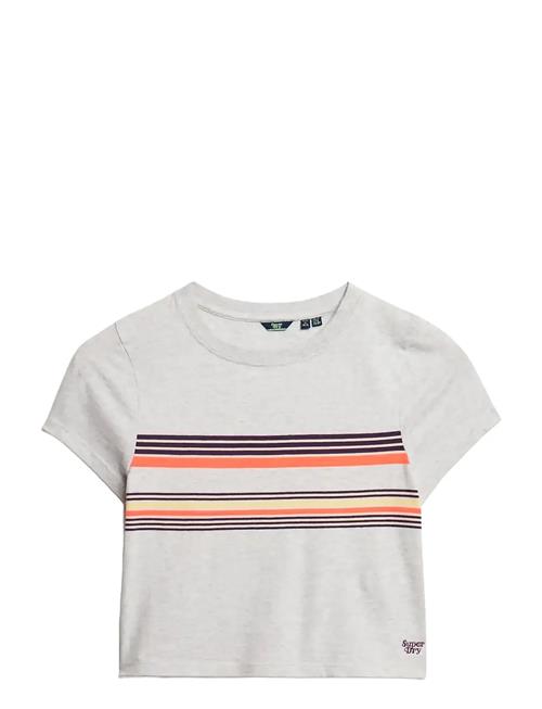 Superdry | Vintage Stripe Crop Tee | 14
