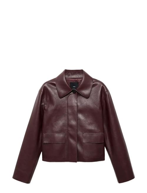 Mango | Faux-Leather Jacket With Pockets | XS