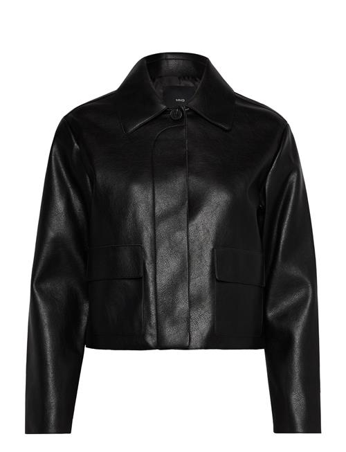 Mango | Faux-Leather Jacket With Pockets | M