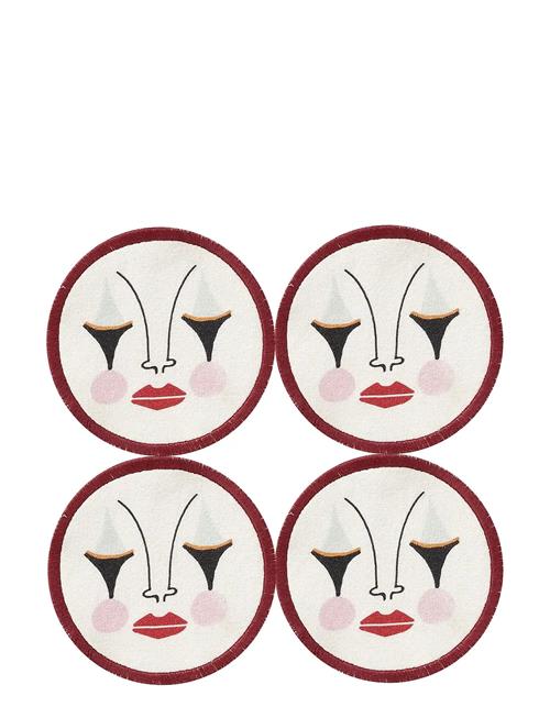 Anna + Nina | Pierrot Coaster Set Of 4 | Ø 10.5 CM