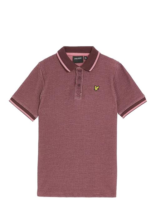 Lyle & Scott | Two Tone Waffle Polo Shirt | 8-9