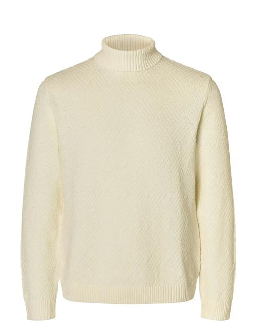 Selected | Slhtrevor Ls Knit Structure Roll Neck | L