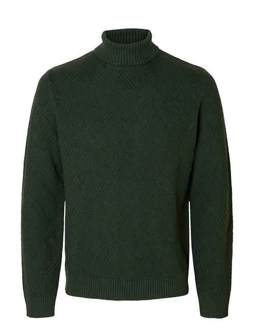 Selected | Slhtrevor Ls Knit Structure Roll Neck | S