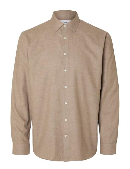 Selected | Slmreg-Leo Heather Shirt Ls Noos | XL