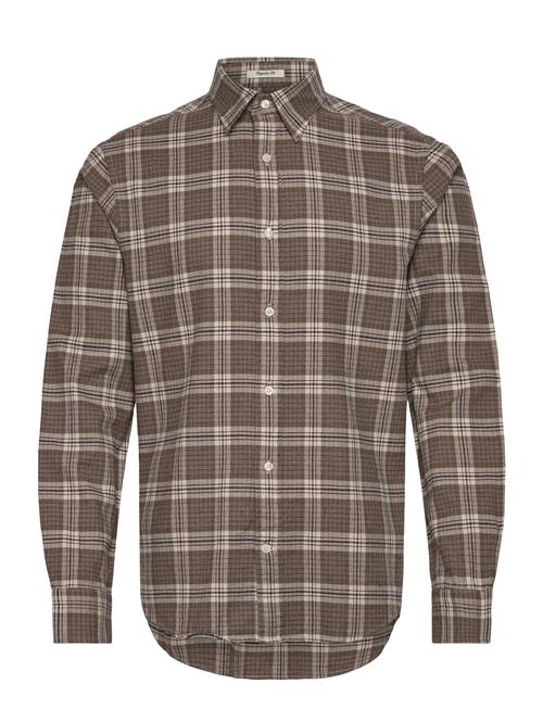 GANT | Reg Flannel Melange Check Shirt | XL