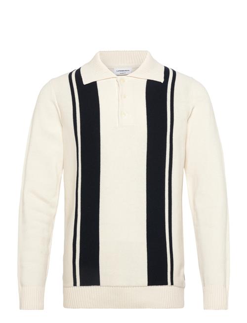 Lindbergh | Knitted Block Stripe L/S Polo | XL
