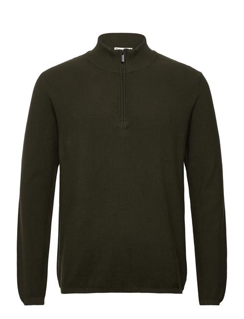 Knowledge Cotton Apparel | Organic Cotton Half Zip Pique Knit | XXL