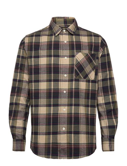 Knowledge Cotton Apparel | Organic Cotton Checked Flannel Shir | XXL