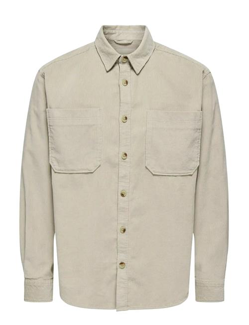 ONLY & SONS | Onsalp 2Pkt Washd Cord Ls Shirt Otl | XS