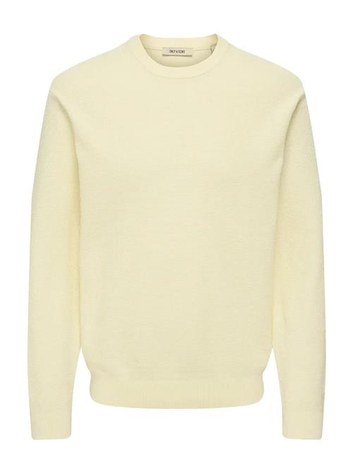 ONLY & SONS | Onstony Rlx 12 Ls Waffle Crew Knit Noos | XL