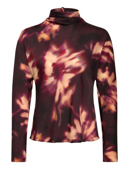 Mango | Tie-Dye Turtleneck Blouse | L