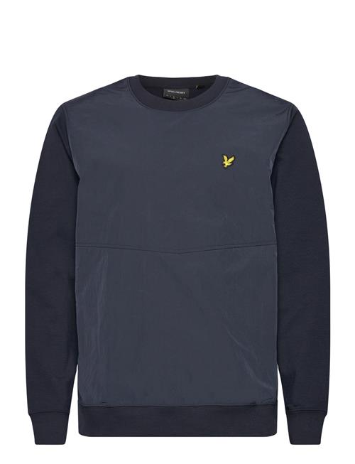 Lyle & Scott | Half Raglan Hybrid Sweatshirt | M