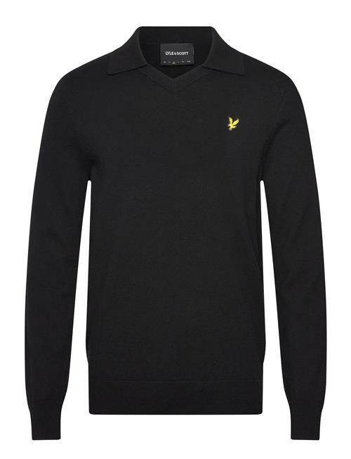 Lyle & Scott | Cotton Merino Football Collar Jumper | S