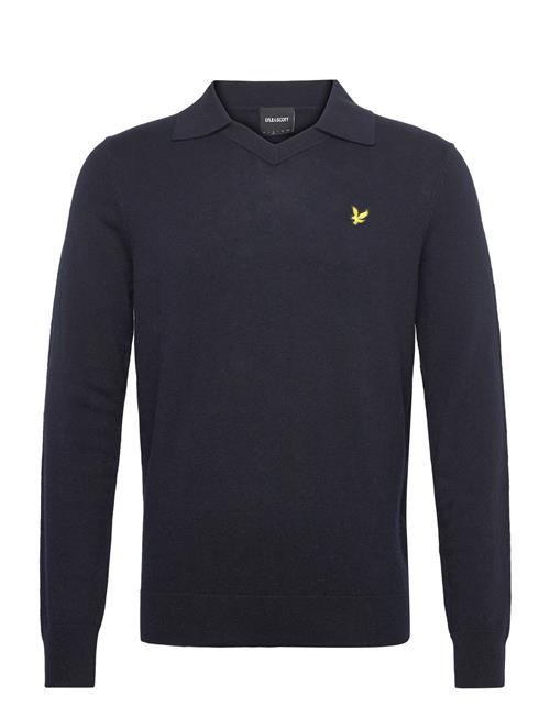 Lyle & Scott | Cotton Merino Football Collar Jumper | M
