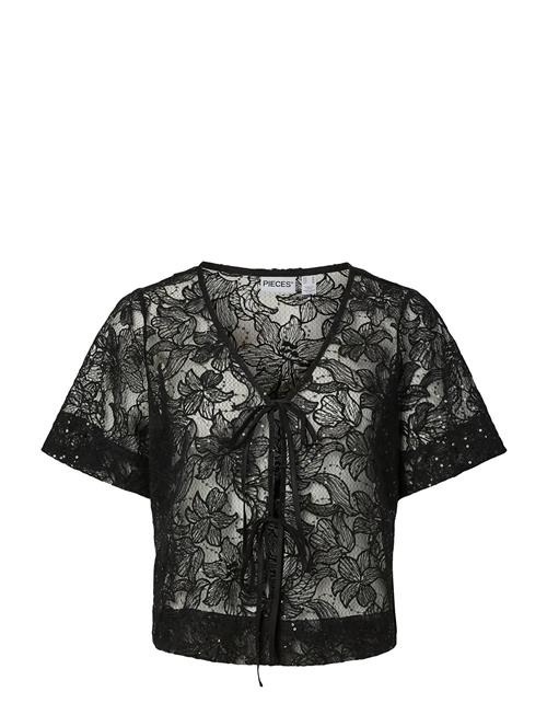 Pieces | Pclouise 2/4 V-Neck Tie Top Wvn D2D | M