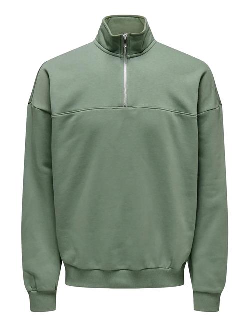 ONLY & SONS | Onsceres Ovz Track Half Zip Sweat Vd | XS