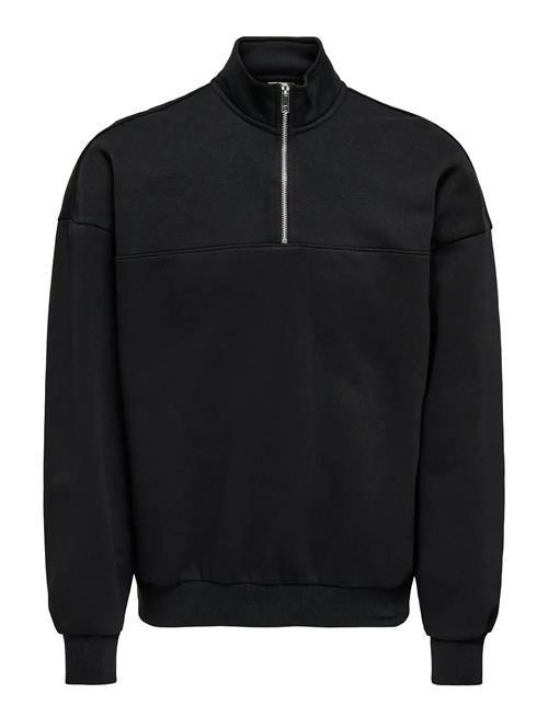 ONLY & SONS | Onsceres Ovz Track Half Zip Sweat Vd | XS