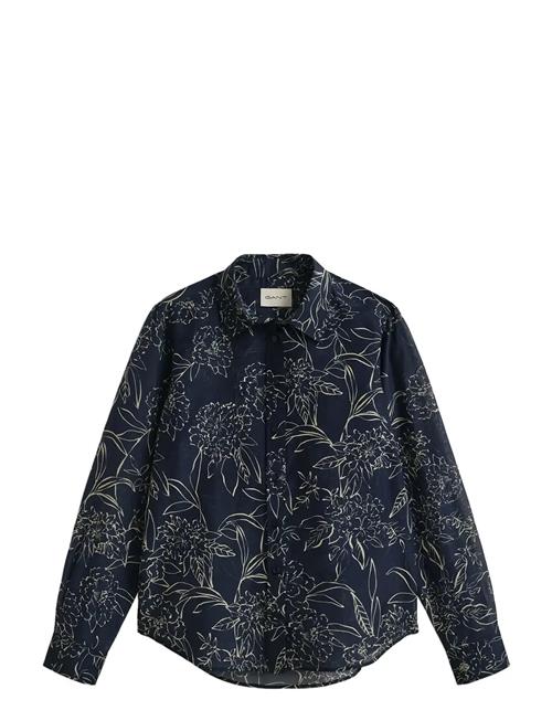 GANT | Reg Floral Print Ctn Silk Ls Shirt | 34